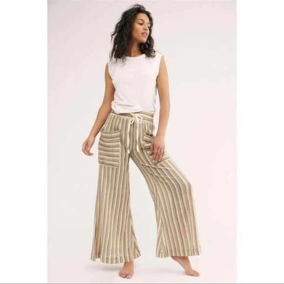 Free People Jones Beach Wide Leg Pants - Picture 8 of 13